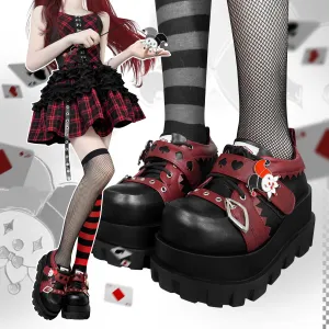 Clown Poker Platform Shoes