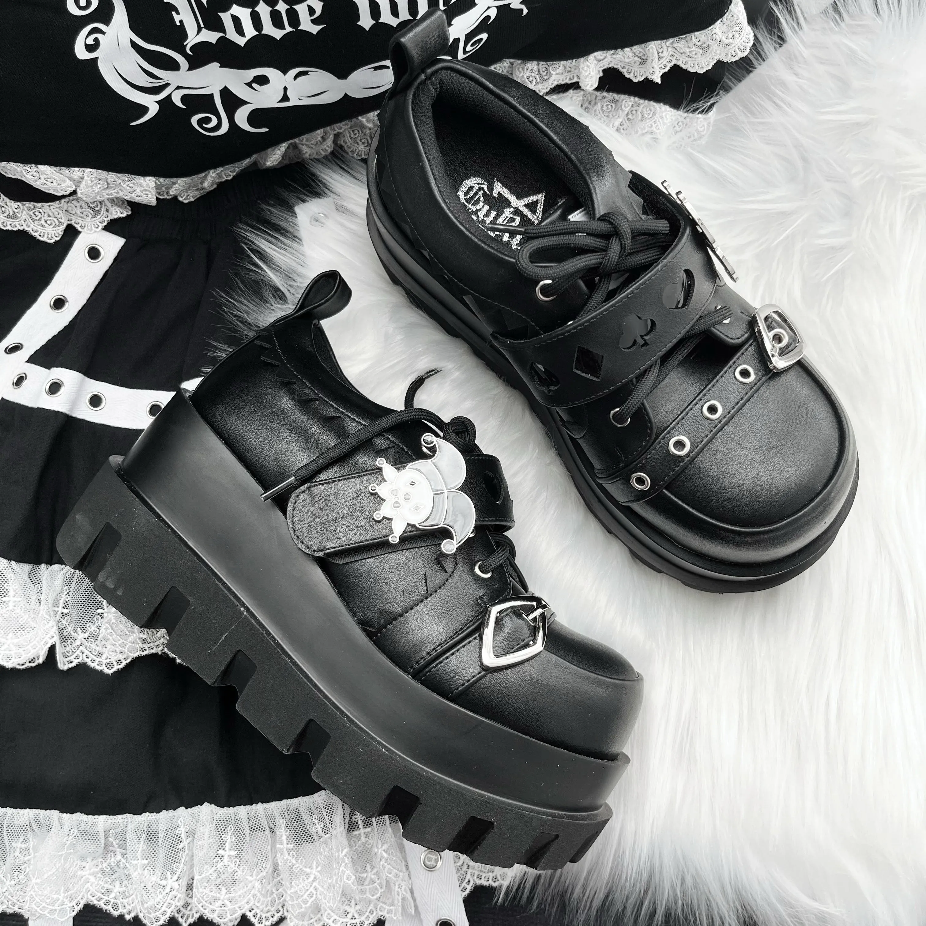 Clown Poker Platform Shoes