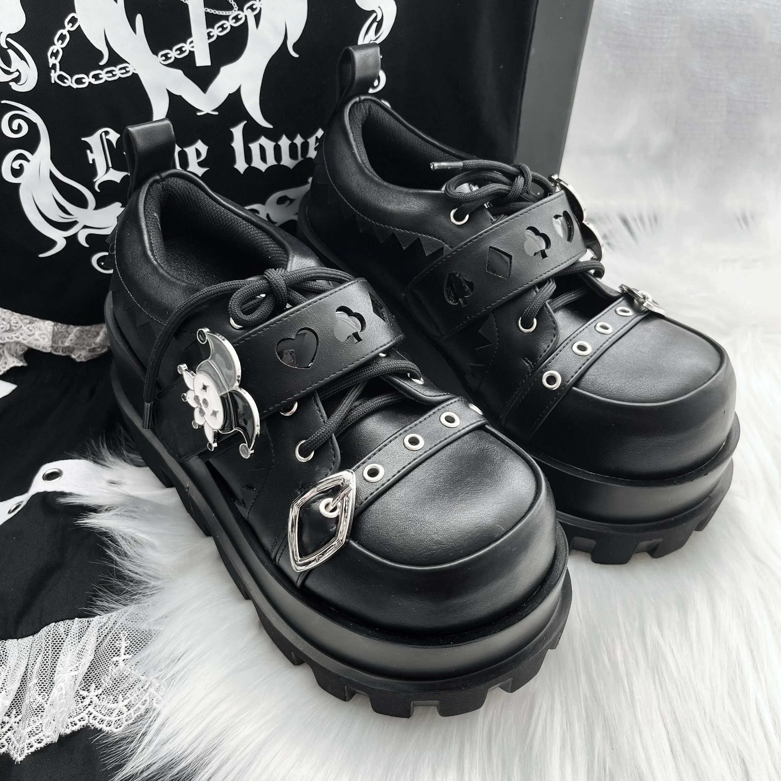 Clown Poker Platform Shoes