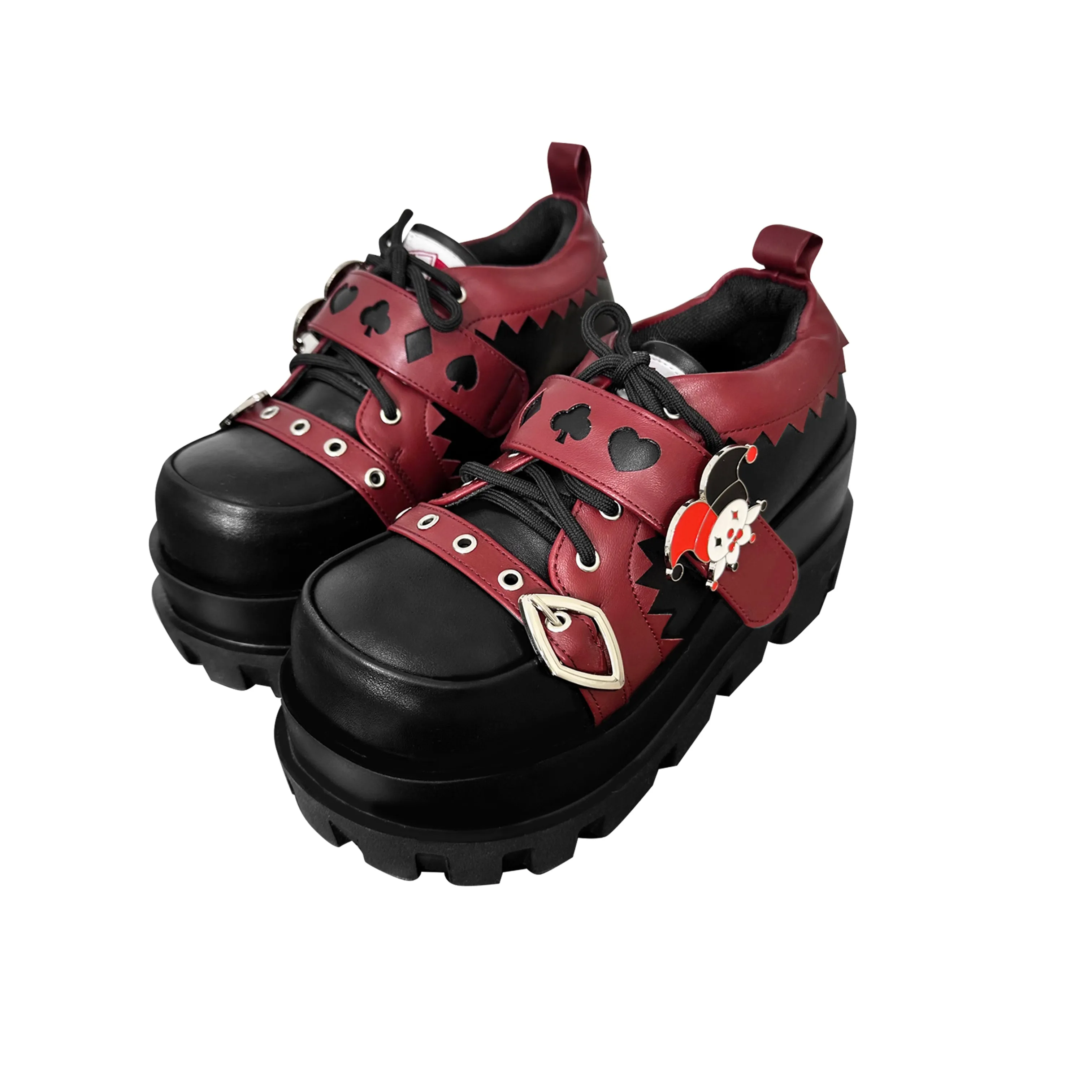 Clown Poker Platform Shoes