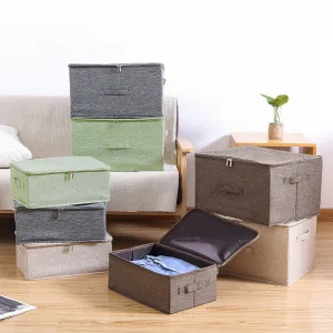 Collapsible Fabric Storage Bin Boxes Organizer Container Cubes