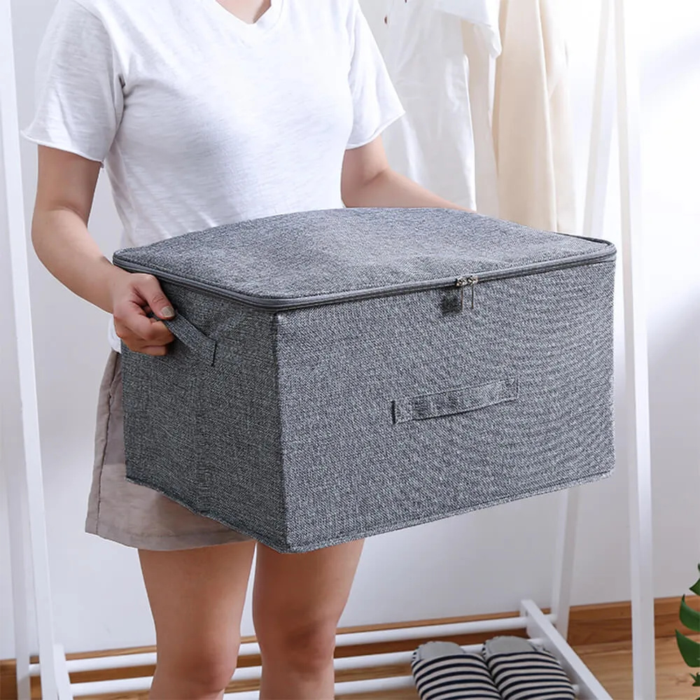 Collapsible Fabric Storage Bin Boxes Organizer Container Cubes
