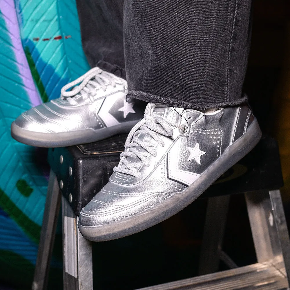 CONVERSE CONS LOUIE LOPEZ PRO 2 LEATHER SILVER / WHITE
