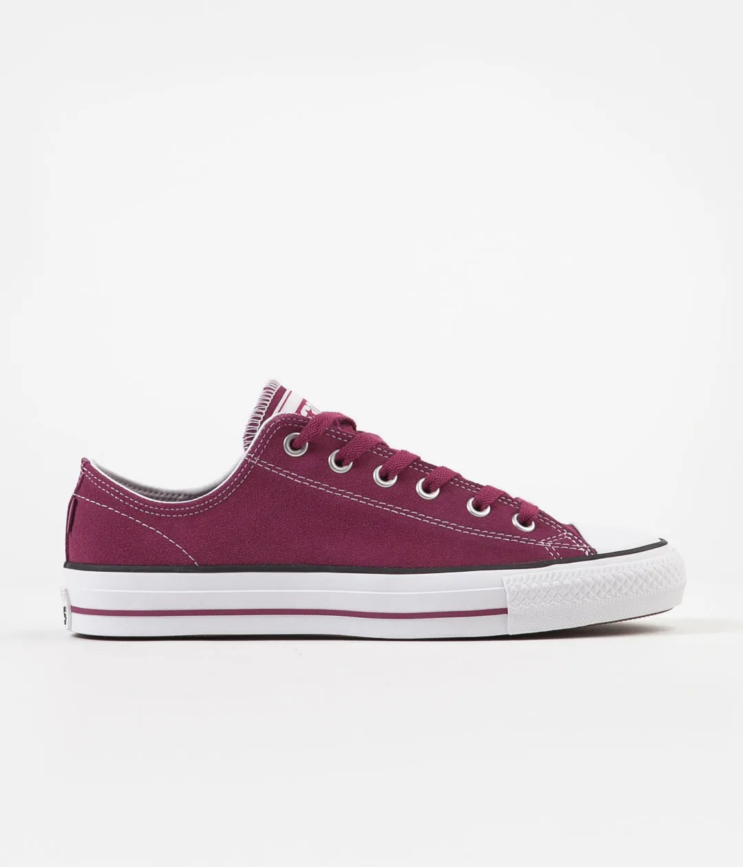 Converse CTAS Pro Ox Shoes - Rose Maroon / White / Rose Maroon