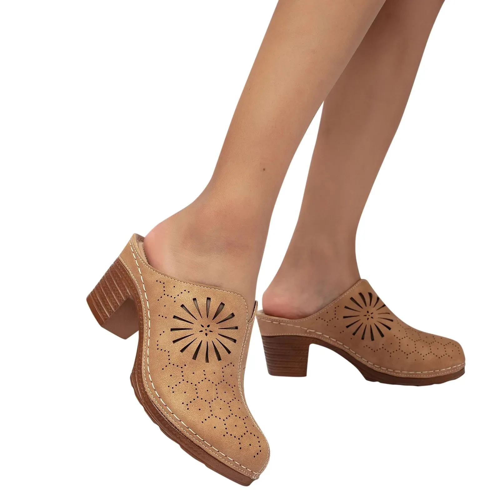 Cork Wedge Clogs