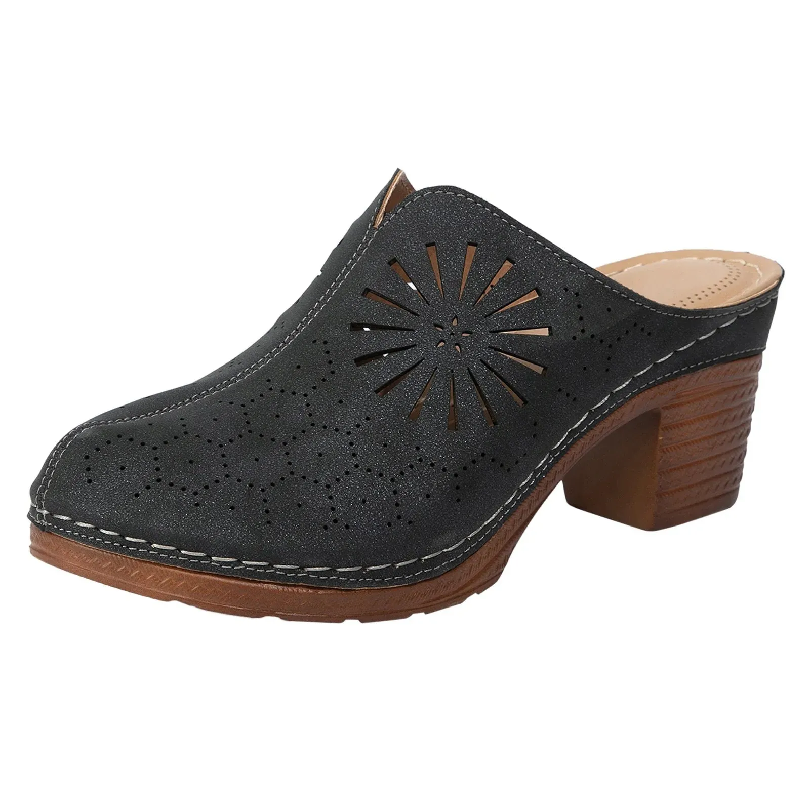 Cork Wedge Clogs