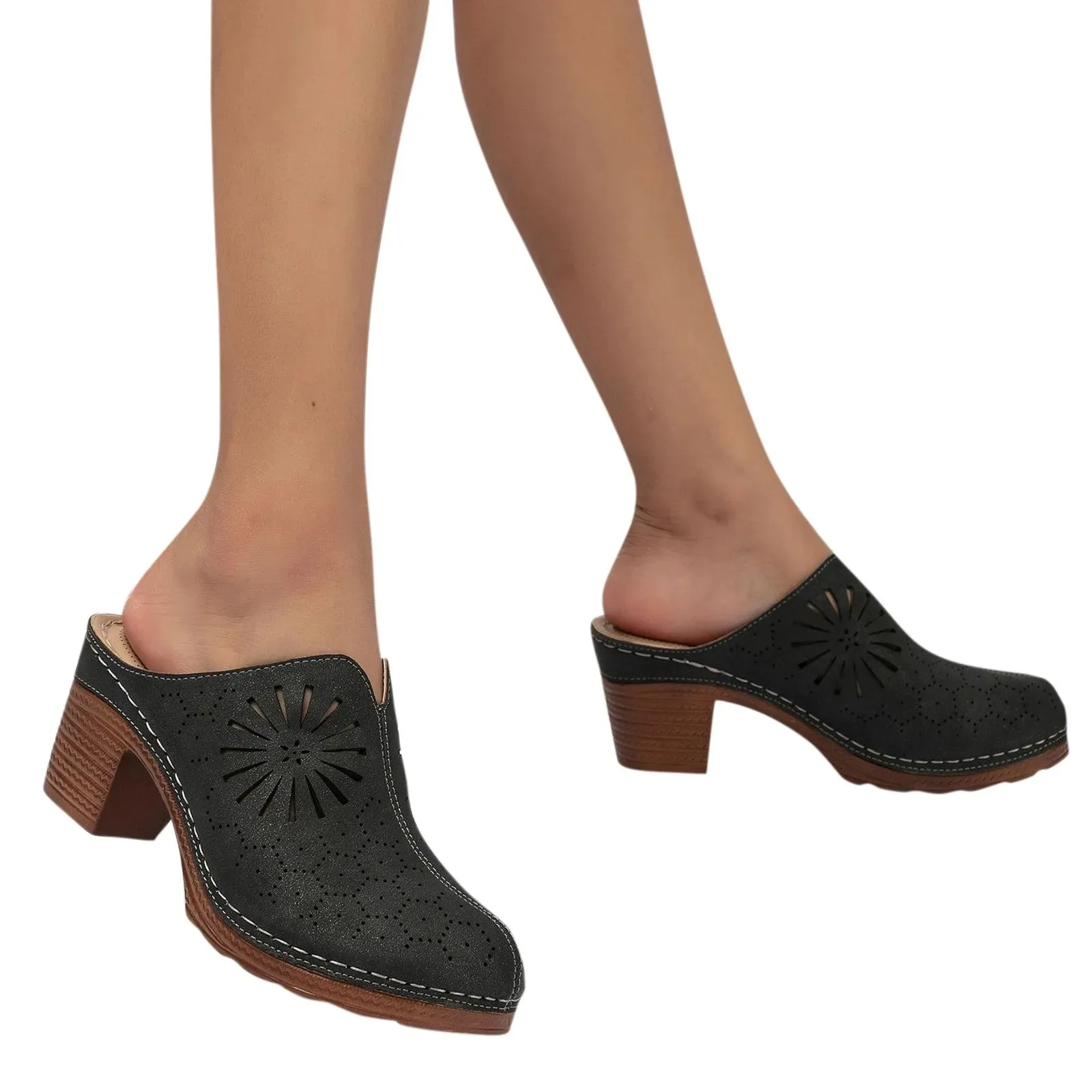 Cork Wedge Clogs