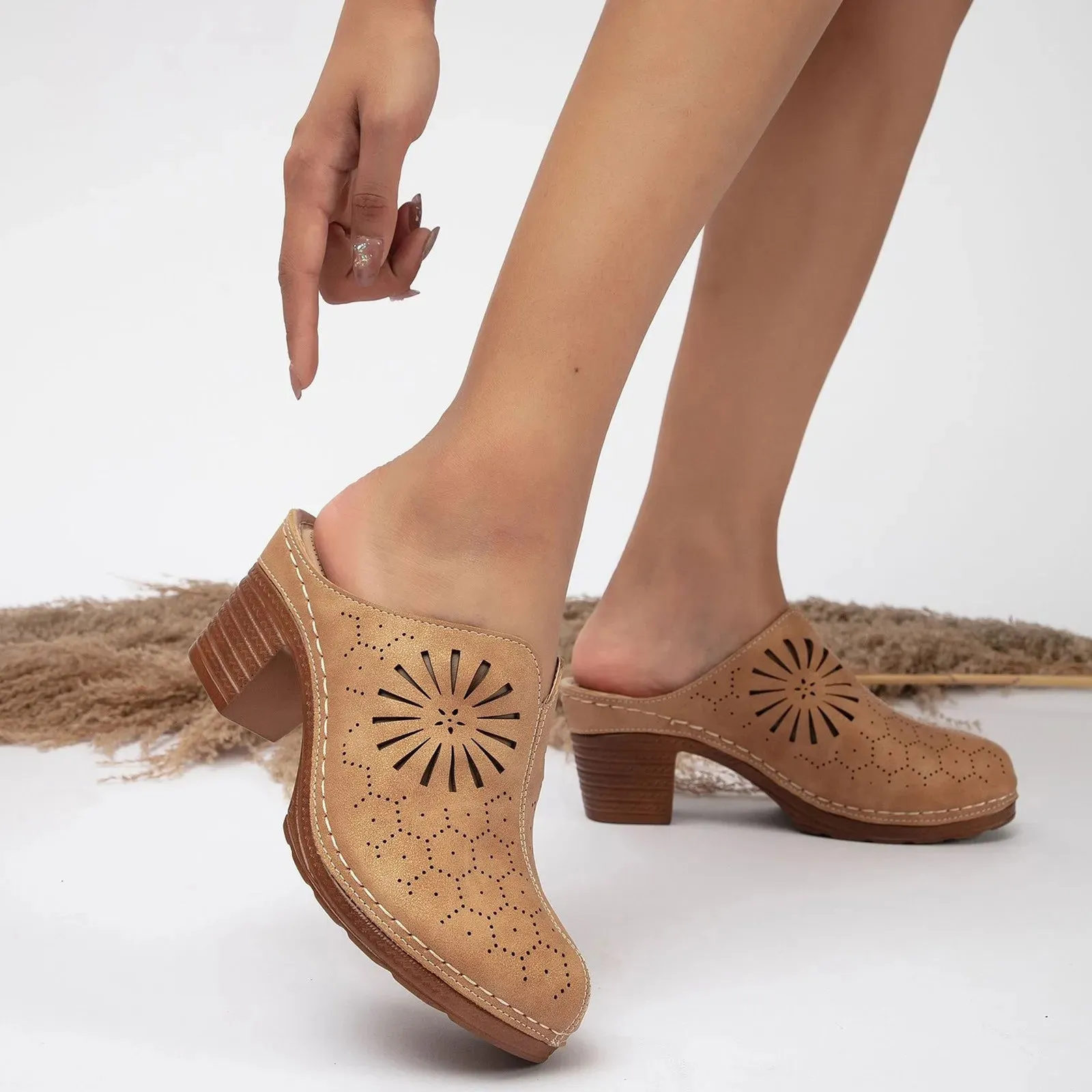 Cork Wedge Clogs