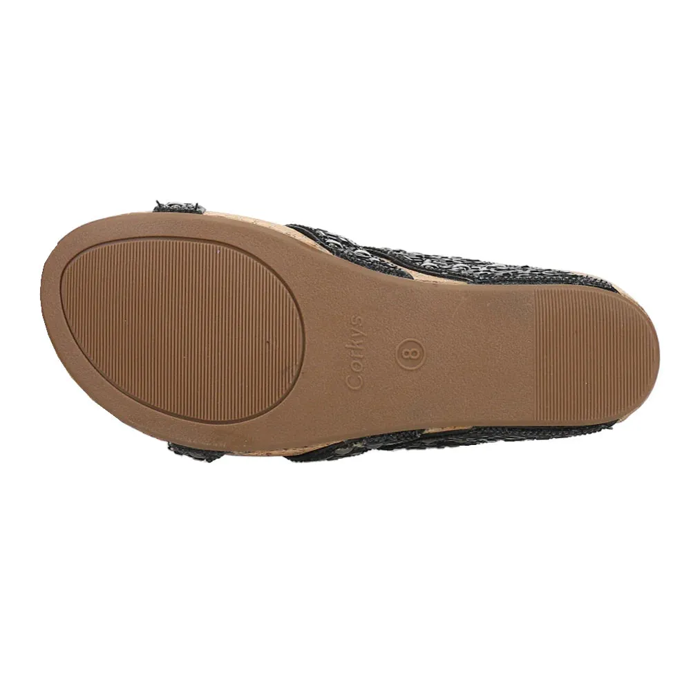 Corkys Sparkler Wedge - Black **NO BOX**