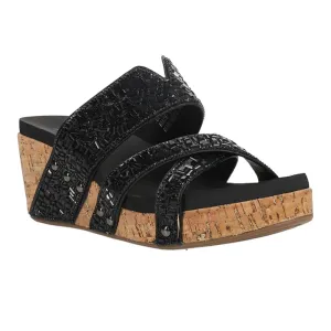 Corkys Sparkler Wedge - Black **NO BOX**