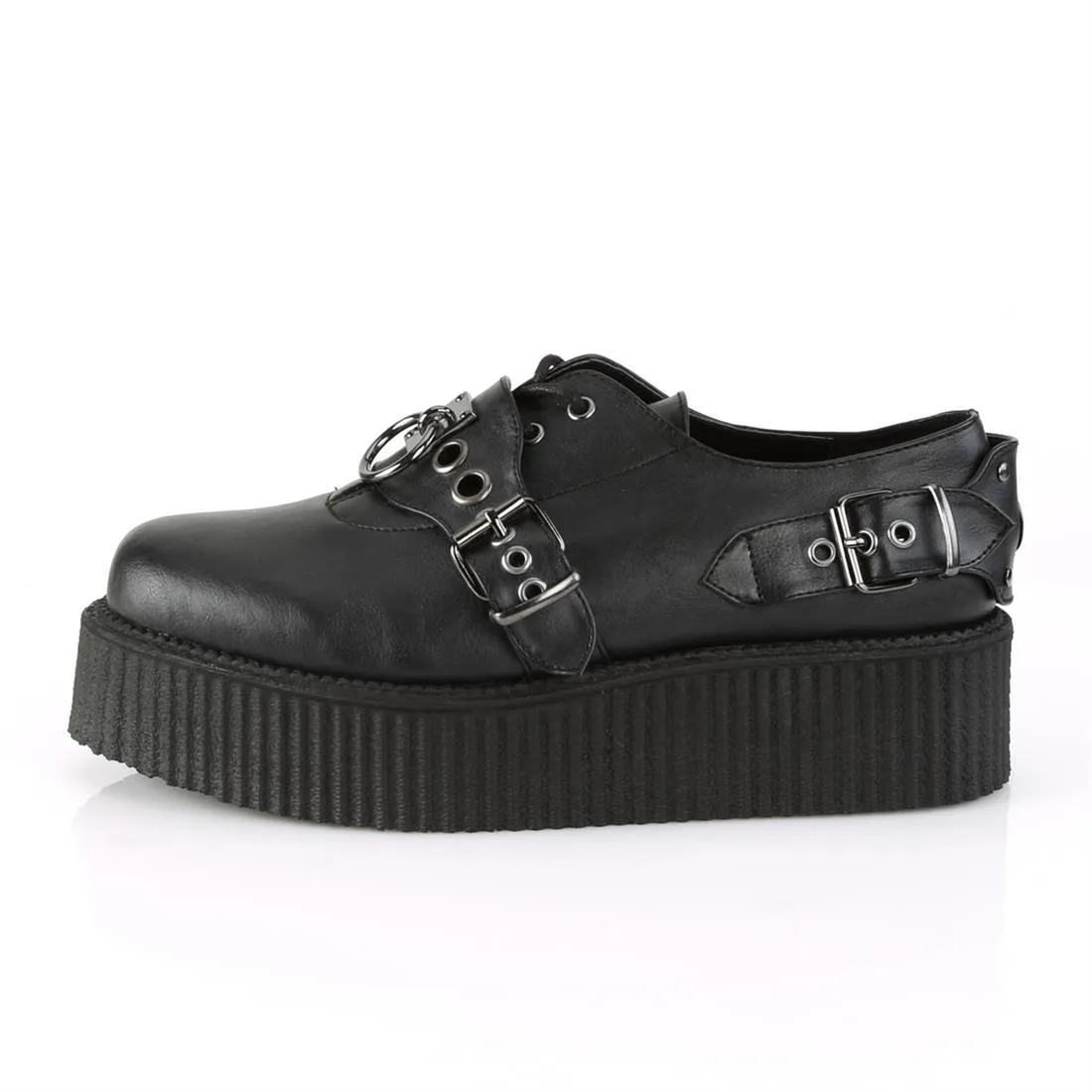 Creeper-508 Vegan Leather Oxford 2" Platform Creeper Shoe