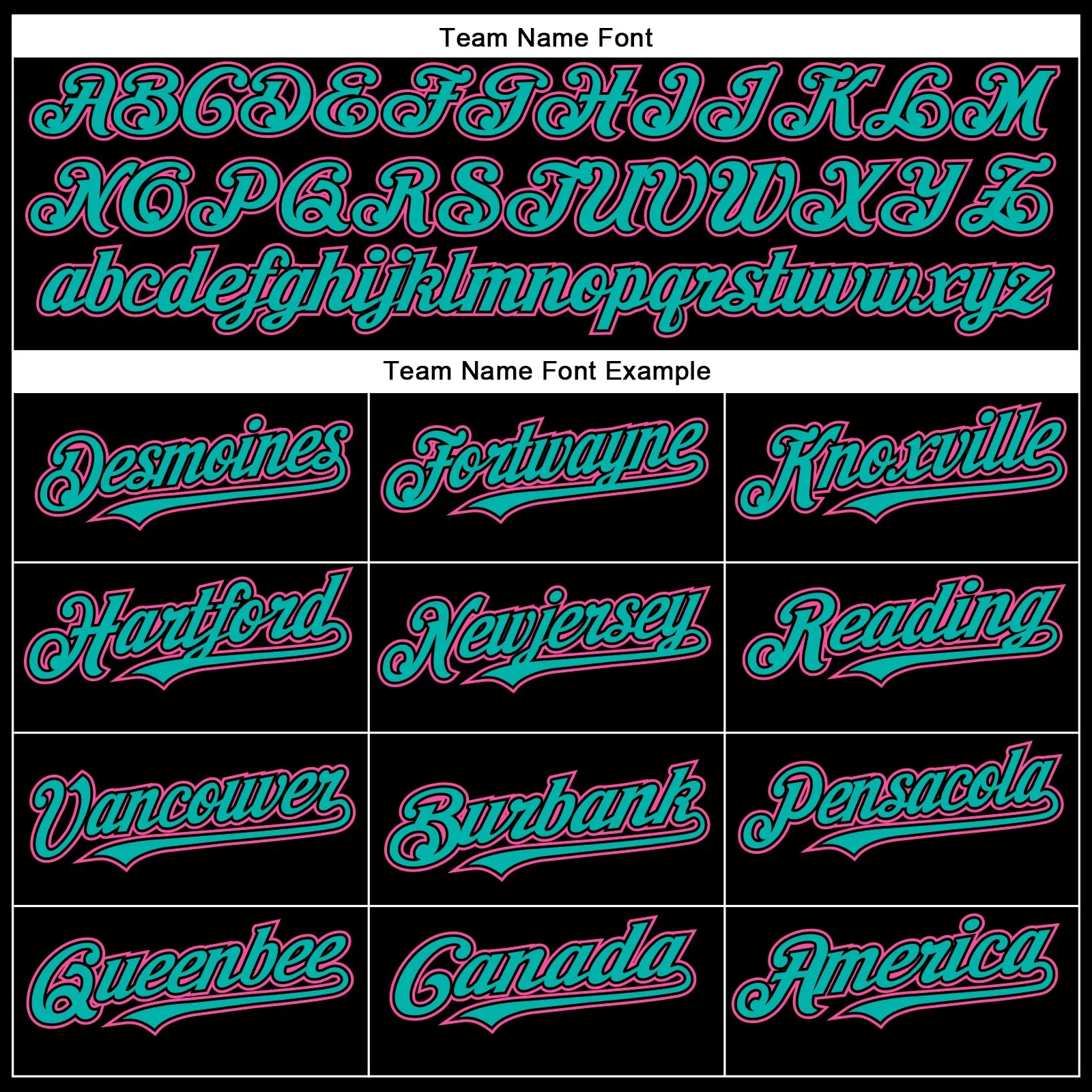 Custom Black Pink-Aqua Authentic Baseball Jersey