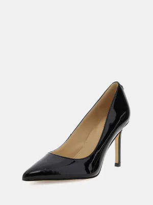Dafne pumps in echt leer