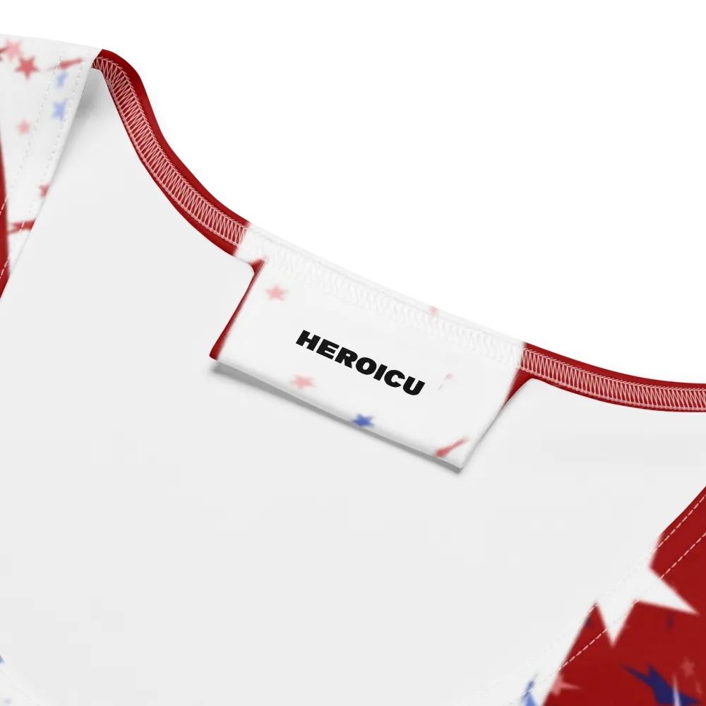 Dazzling American Patriotic Spandex Bodycon Dress