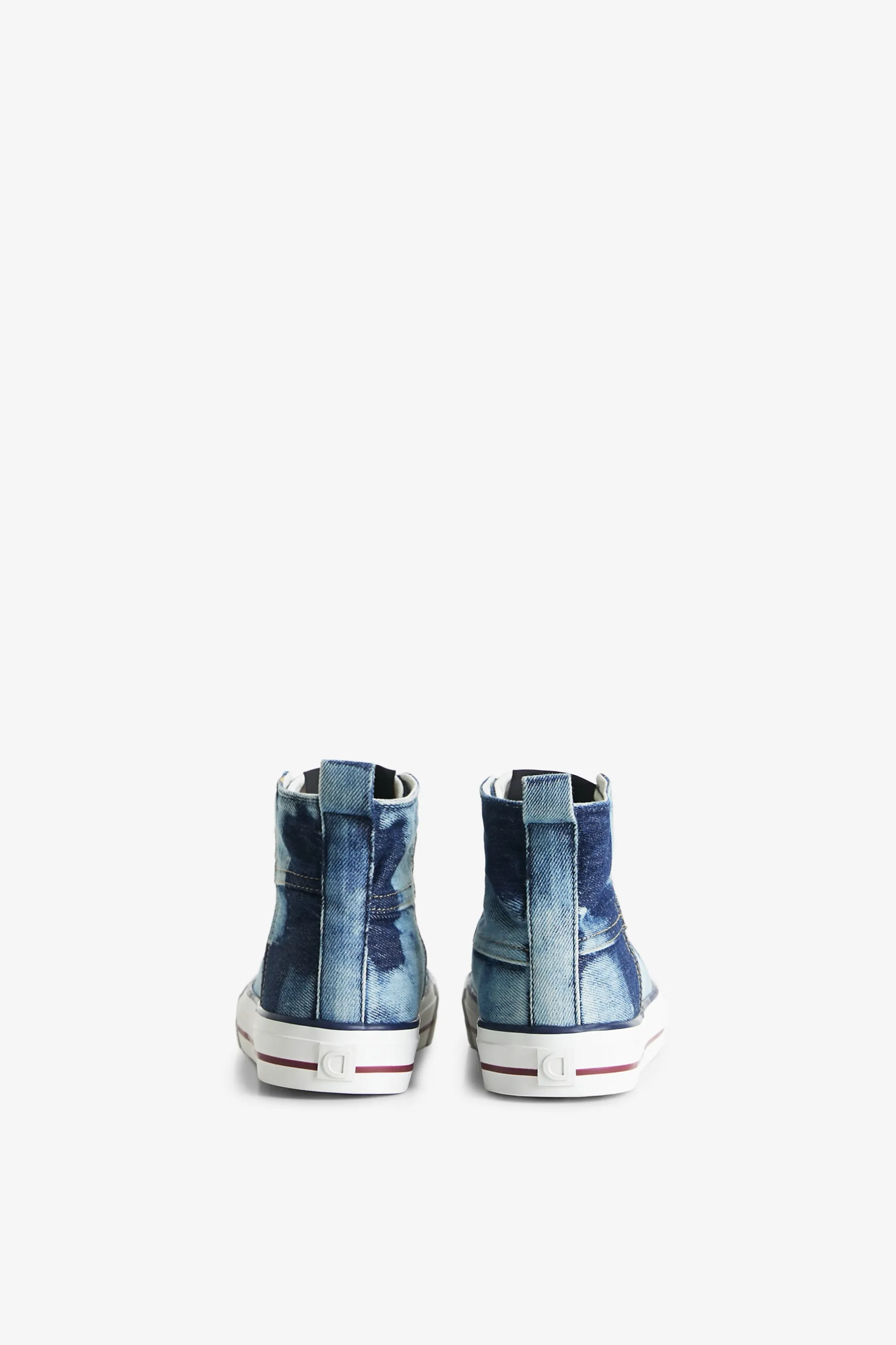 Desigual Beta Travel Patch Denim High Top Sneakers 22WSKD03 New Season AW22
