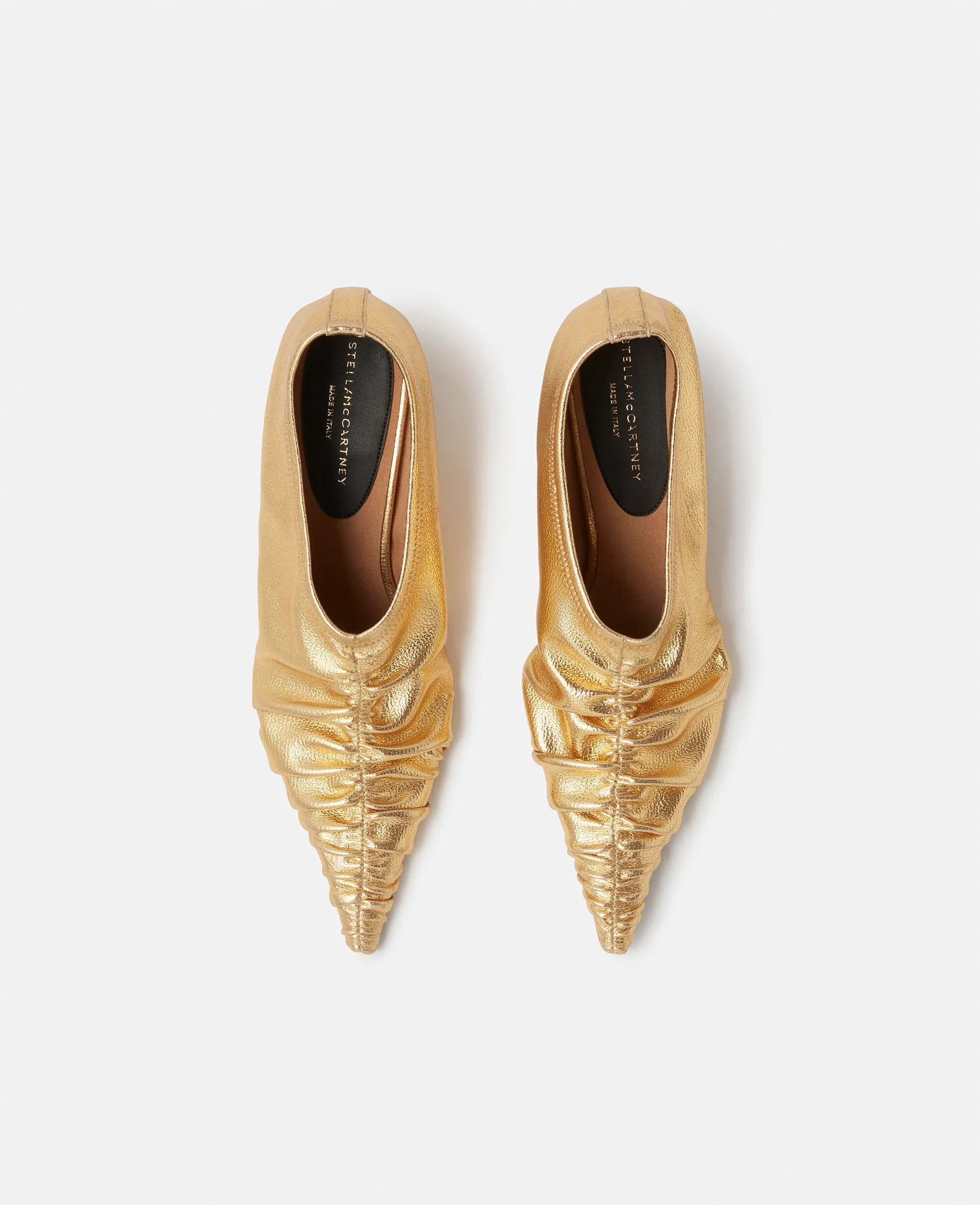 Elsa Ruched Kitten Heel Pumps