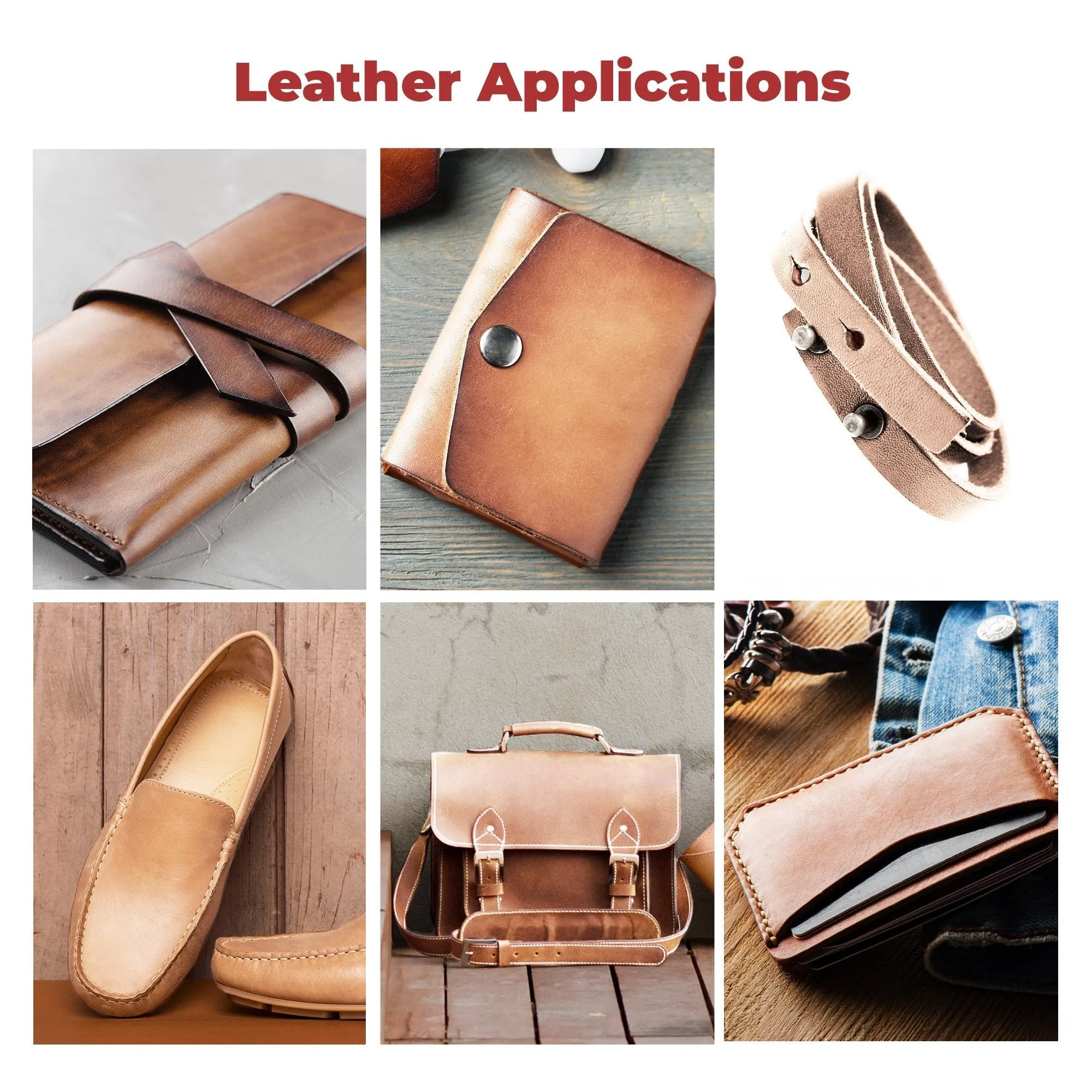 ELW Vegetable Tanned Leather 8-9 Oz. (3.2-3.6mm) Thickness | Pre-Cut Sizes 6" to 48" | Tooling Leather Cowhide - Full Grain Leather