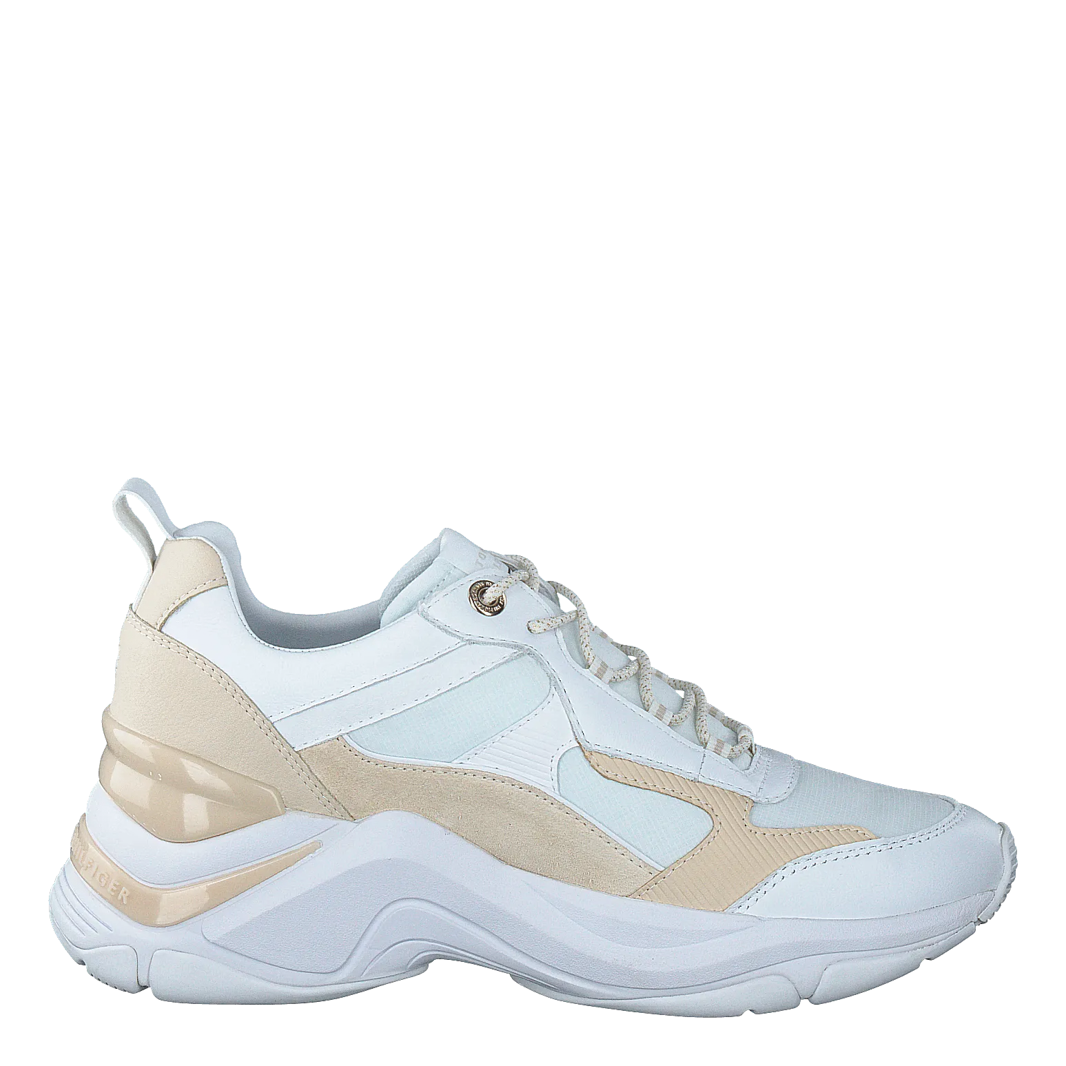 Fashion Wedge Sneaker White