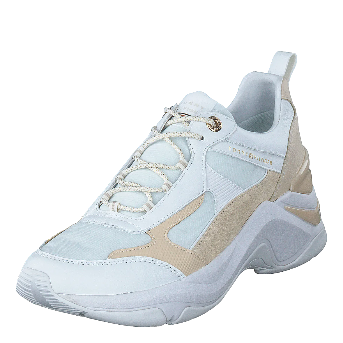 Fashion Wedge Sneaker White