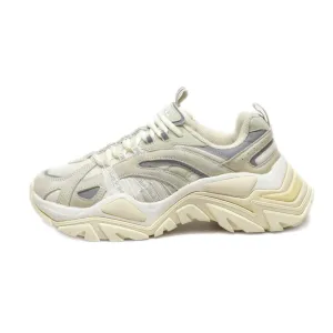 Fila Platform Shoes Leather Beige Colour For Women