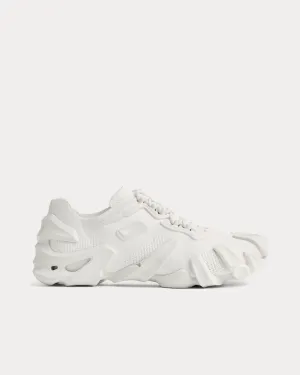 Flex Technical Knit Optic White Low Top Sneakers