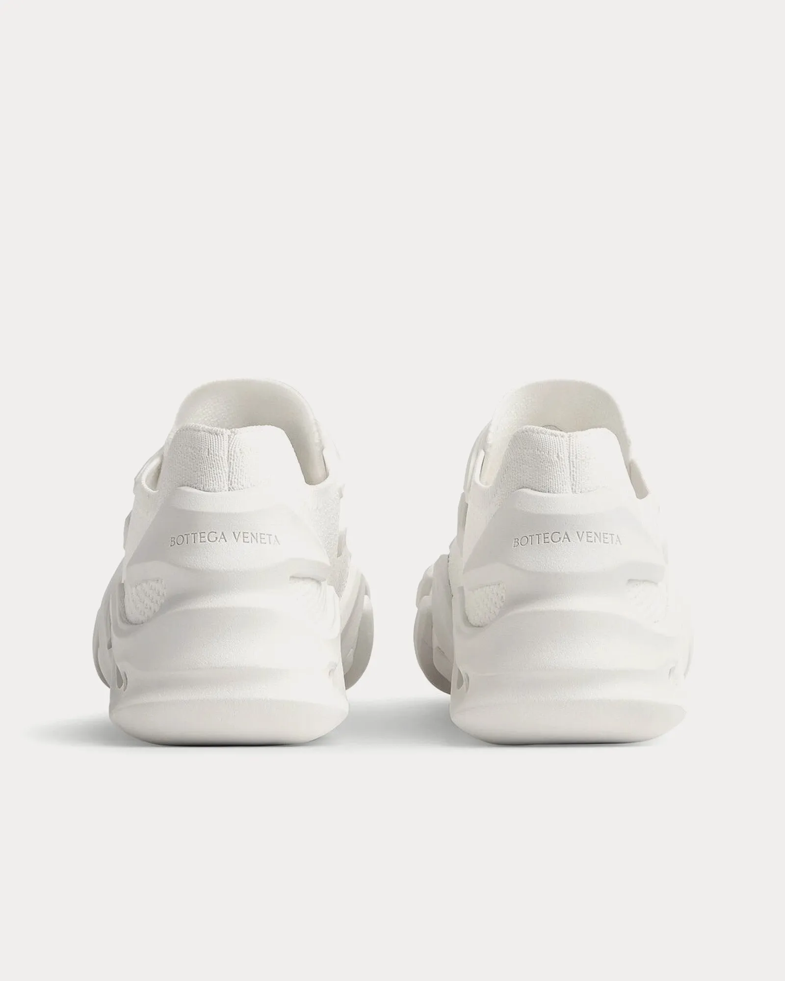 Flex Technical Knit Optic White Low Top Sneakers