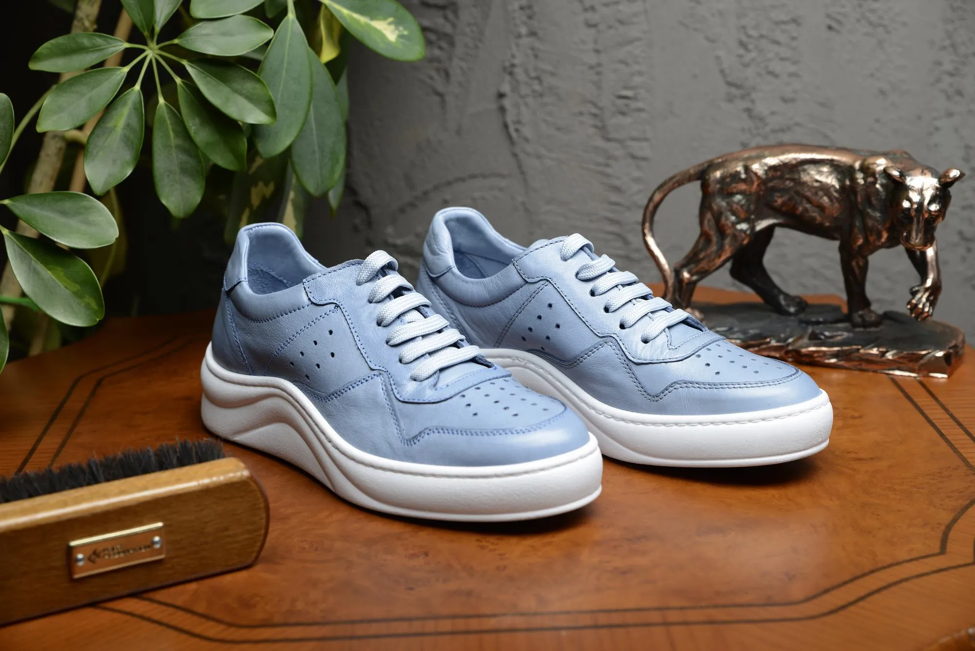 FOOT FEDERATION LACE-UP WOMEN'S SNEAKER BLUE