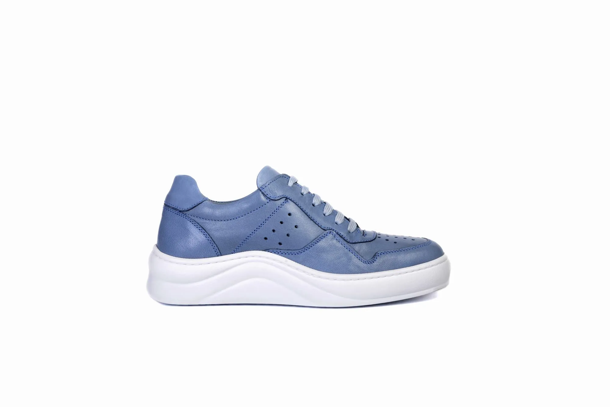 FOOT FEDERATION LACE-UP WOMEN'S SNEAKER BLUE