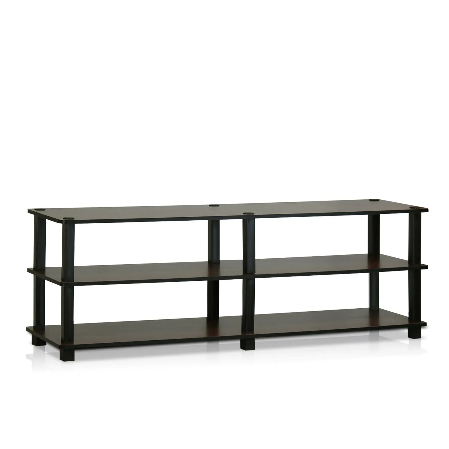 Furinno 3-Tier Wide Shoe Storage Rack 14038DBR/BK