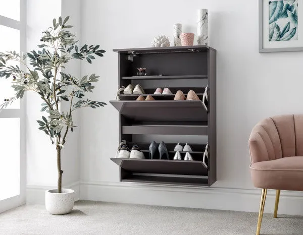 GFW Galicia Wall Hanging Two Tier Shoe Cabinet