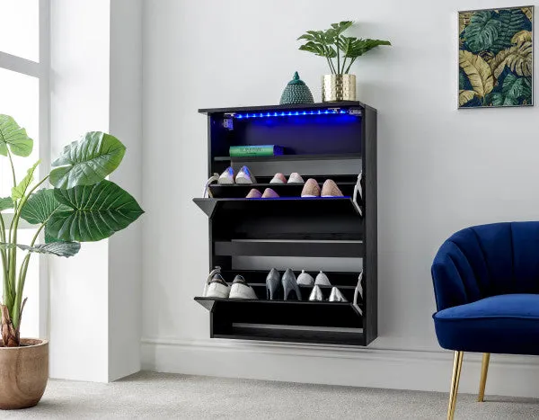 GFW Galicia Wall Hanging Two Tier Shoe Cabinet