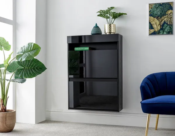 GFW Galicia Wall Hanging Two Tier Shoe Cabinet