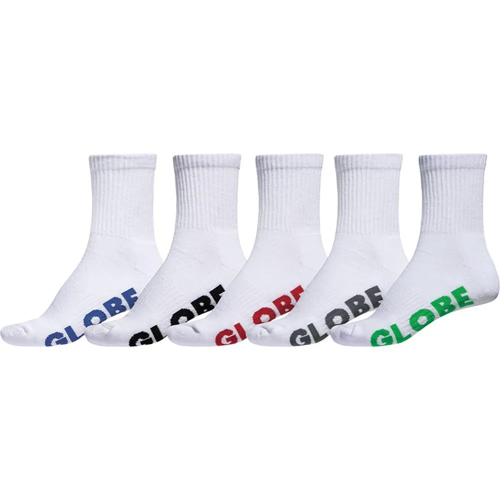 Globe Stealth Crew Socks 5 Pack