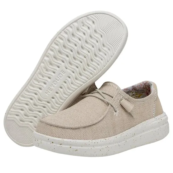 HEY DUDE Women's Wendy Rise Stretch (Dove)