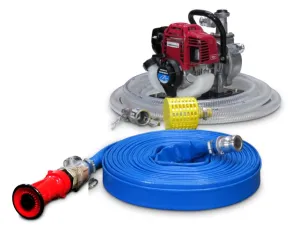 Honda WX10 Water Pump   Firefighting Hose Kit