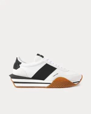 James White & Black Low Top Sneakers