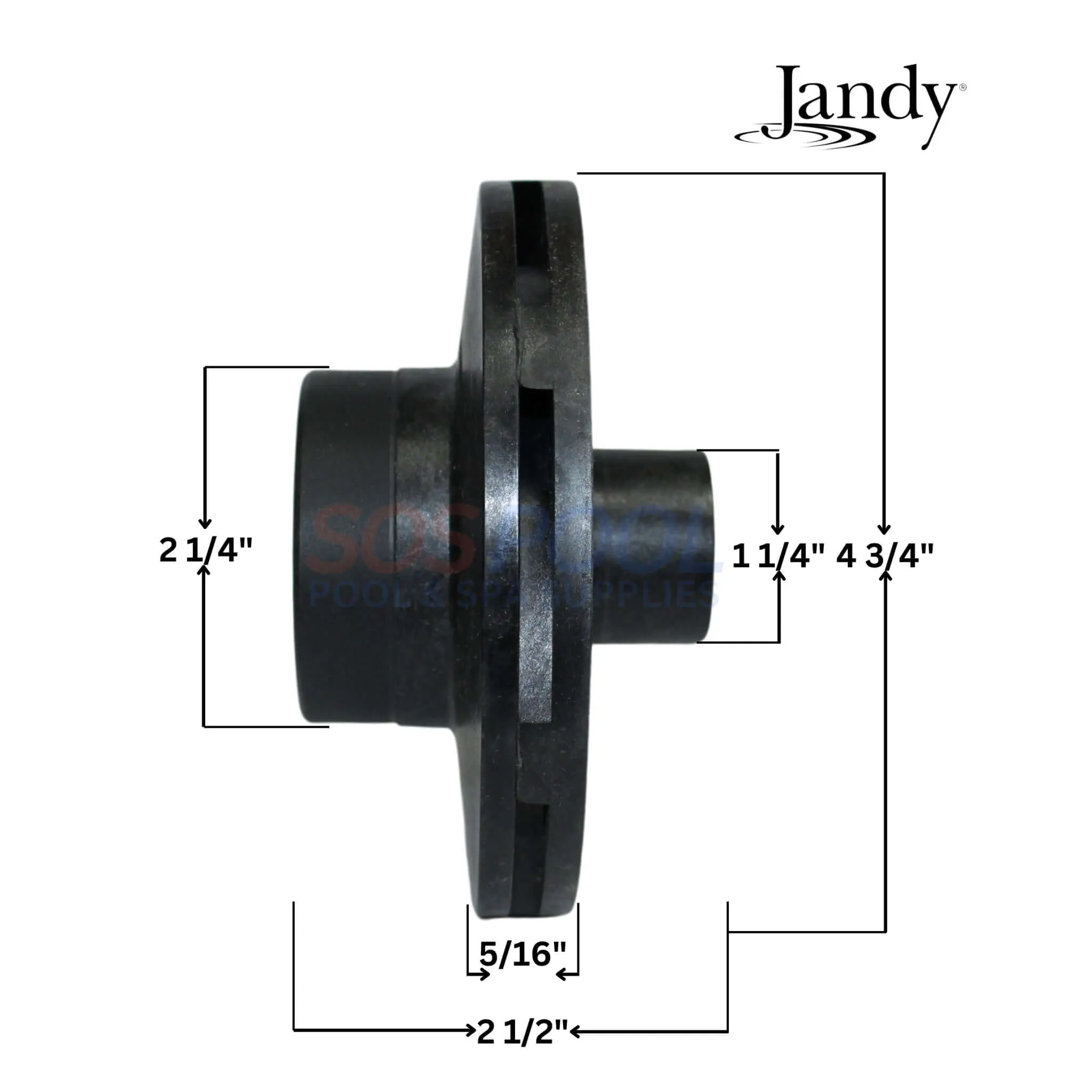 Jandy Impeller Kit For Stealth and PlusHP Pumps | 0.75Hp - 1HP | R0807203