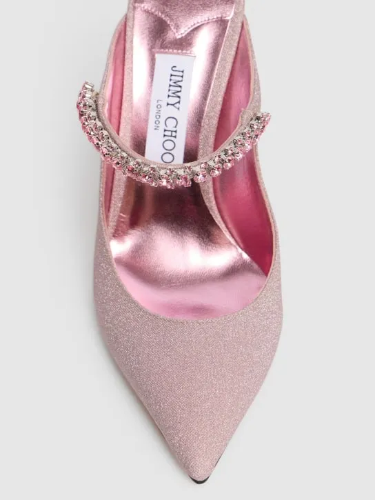 Jimmy Choo   100mm Bling glittered pumps 