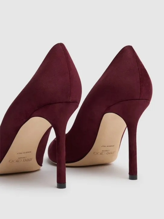Jimmy Choo   85mm Romy suede pumps 