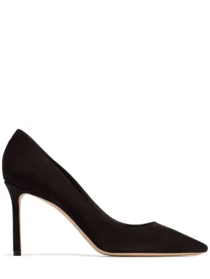 Jimmy Choo   85mm Romy suede pumps 