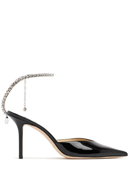 Jimmy Choo   85mm Saeda patent leather pumps 