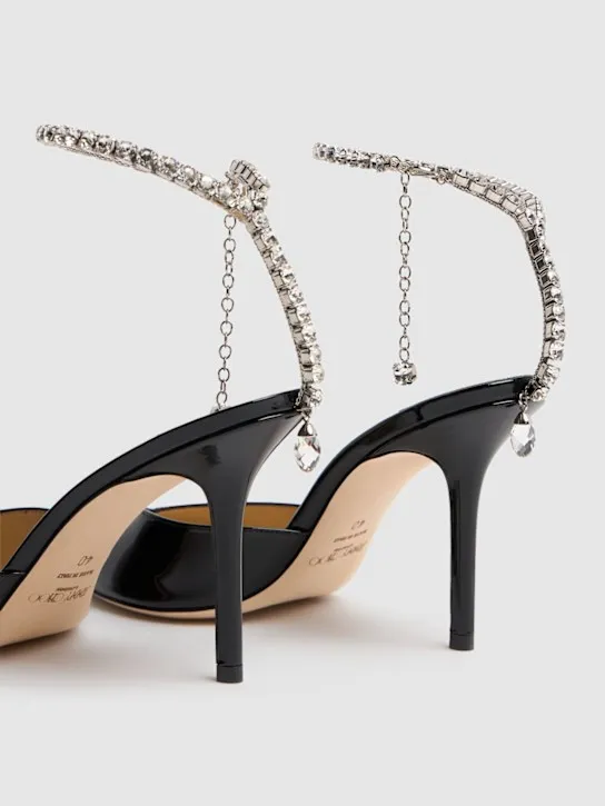 Jimmy Choo   85mm Saeda patent leather pumps 