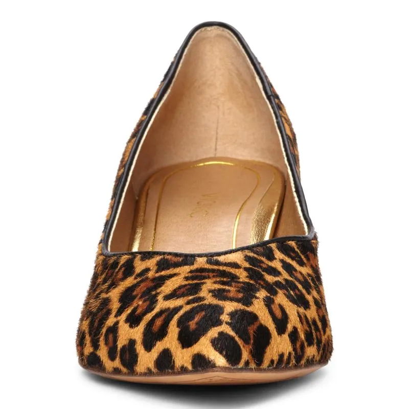 Josie Kitten Heel - Leopard LAST ONE SIZE 7.5