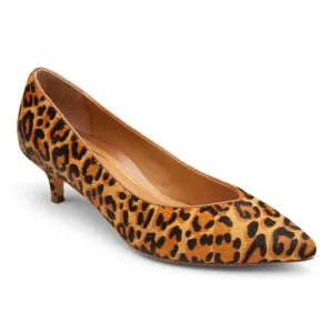 Josie Kitten Heel - Leopard LAST ONE SIZE 7.5