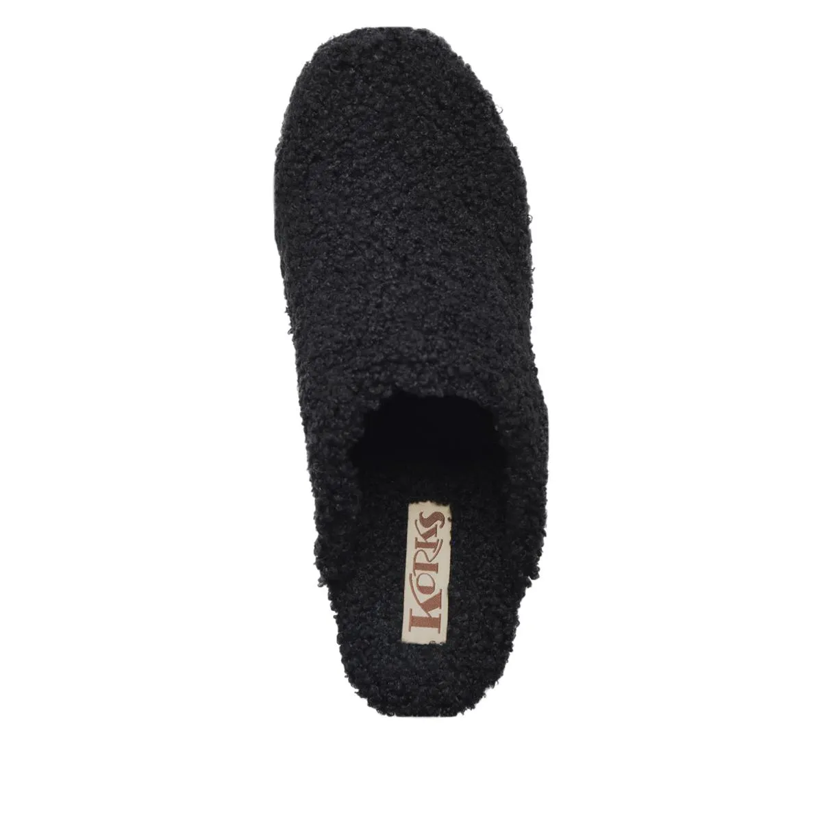 Korks by Kork Ease Studded Teddy Round Toe Block Heel Slip On Clog