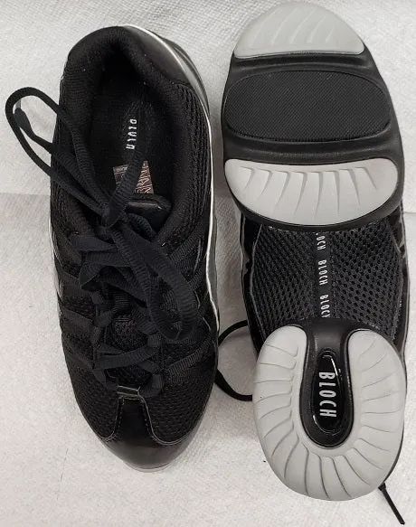 Lenny -- Split Sole Dancesneaker -- Black/Graphite