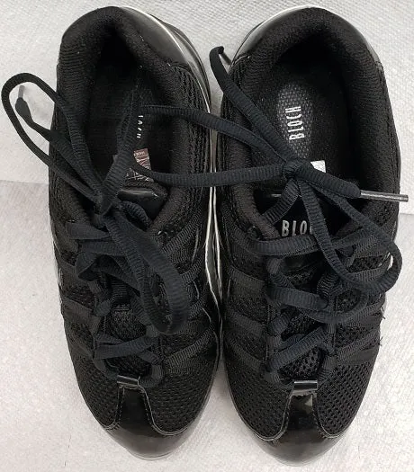 Lenny -- Split Sole Dancesneaker -- Black/Graphite