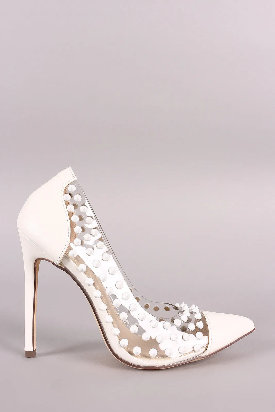 Liliana Studded Spike Pointy Toe Pump