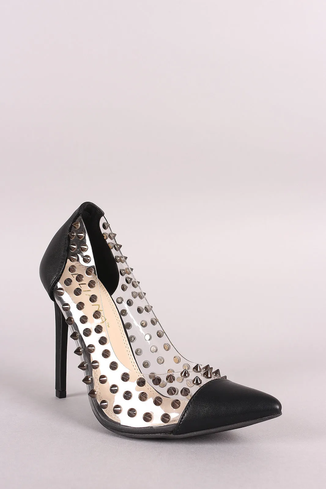 Liliana Studded Spike Pointy Toe Pump