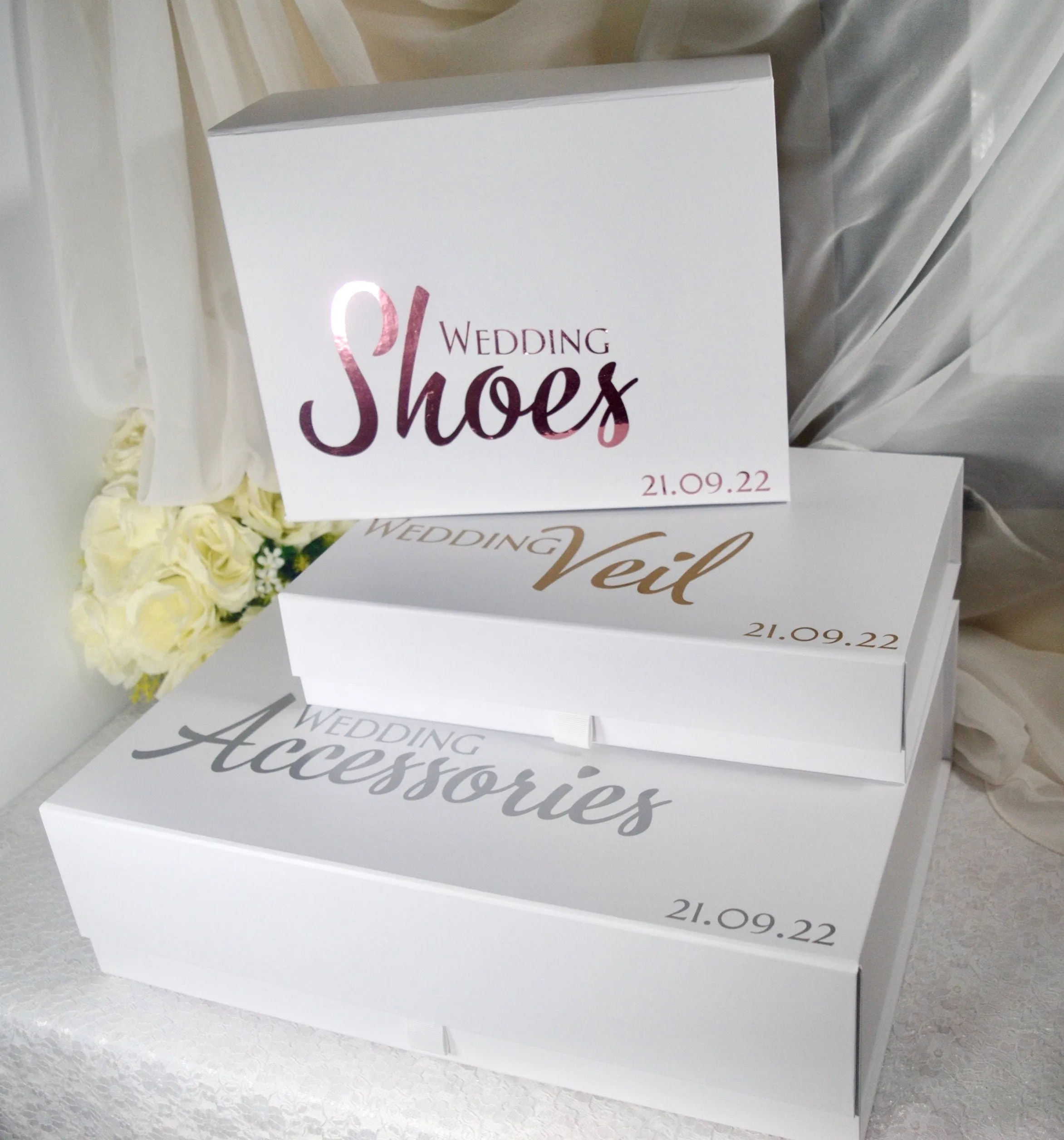 Luxury Wedding Shoe Storage Box | Gift Box | Bridal Accessory Keepsake